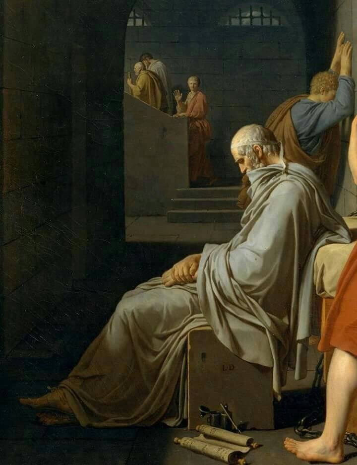 Sokrates'in Ölüm Anı Ve Sevdiklerinin Acısı Freya Art sokratesin ölümü Apollodorus