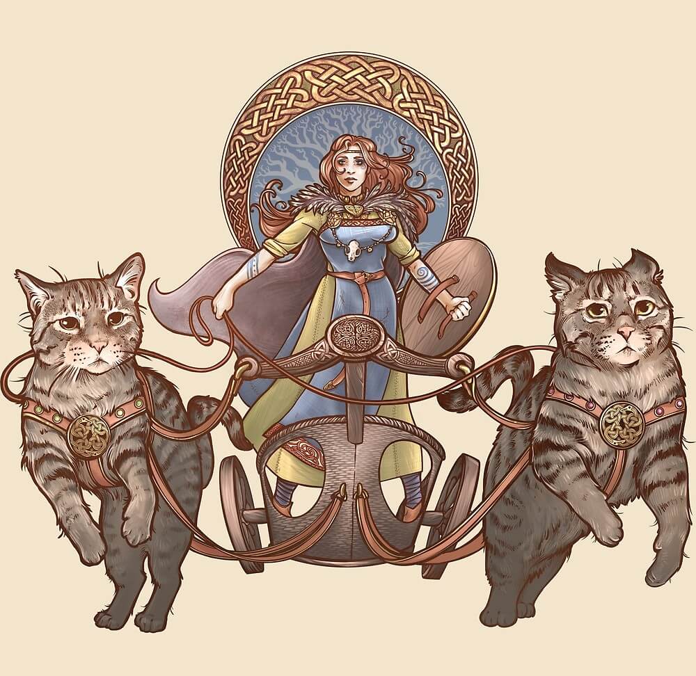 İskandinav Mitolojisinde Freya Tanrıçası Kimdir? Freya Art İskandinav Mitolojisinin Kraliçesi Freyja Ve Sembolleri
