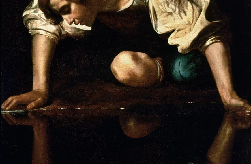 Sanat Tarihi Freya Art Caravaggio'nun Suya Bakan Narcissus: Kendimize Aşık Olmanın Trajedisi