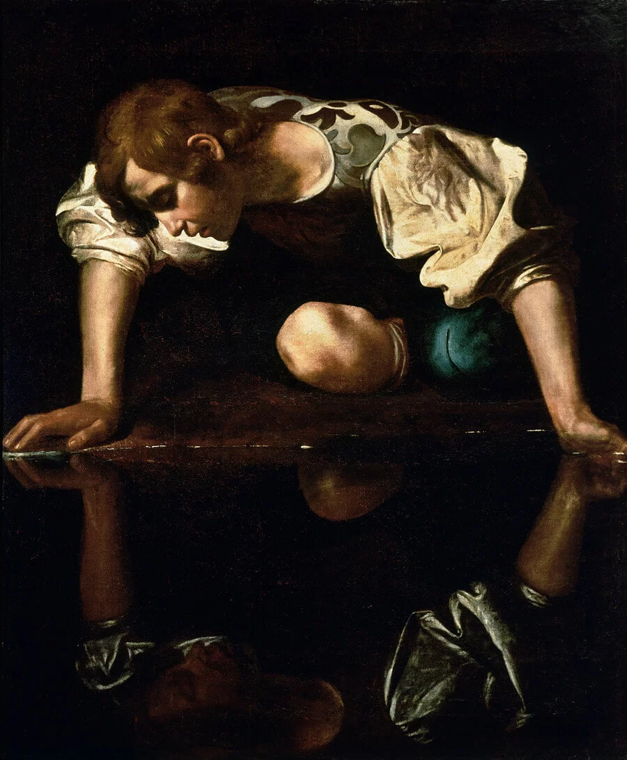 Caravaggio'nun Suya Bakan Narcissus: Kendimize Aşık Olmanın Trajedisi