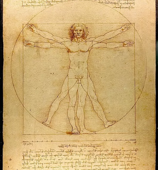 Leonardo da Vinci ve Vitruvius Adamı