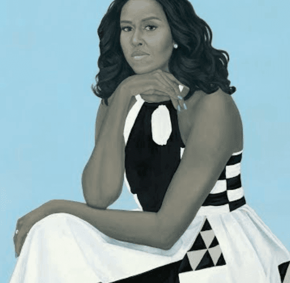 Sanat Tarihi Freya Art Michelle Obama'nın Portresi: Amerika'daki İlk Siyahi First Lady