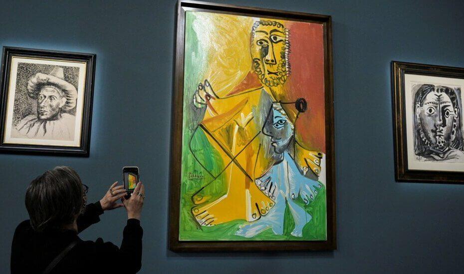 Pablo Picasso'nun Bilinmeyen Bir Eseri Rekor Fiyata Satıldı