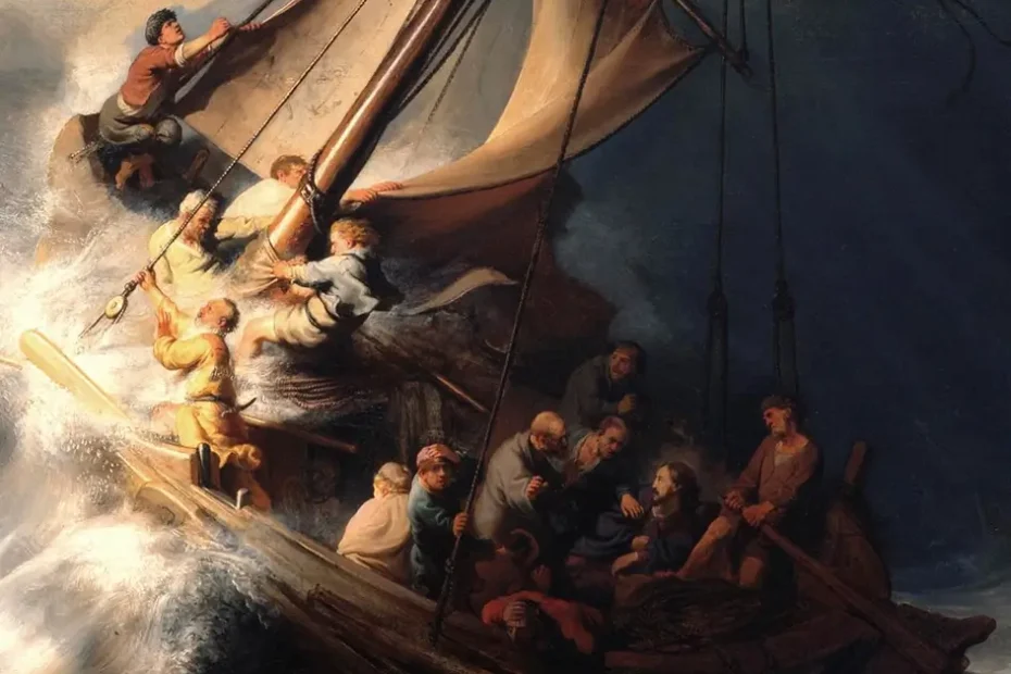 5 Kaçırılmış Sanat Eseri: Sanat Tarihinin En Büyük Skandalları Freya Art Rembrandt – The Storm on the Sea of Galilee