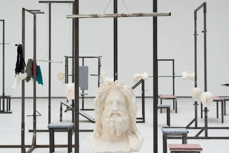 Antik Heykellerle Spor Yapılan Sıra Dışı Bir Sergi: Physical Culture Freya Art Physical Culture Augustas Serapinas